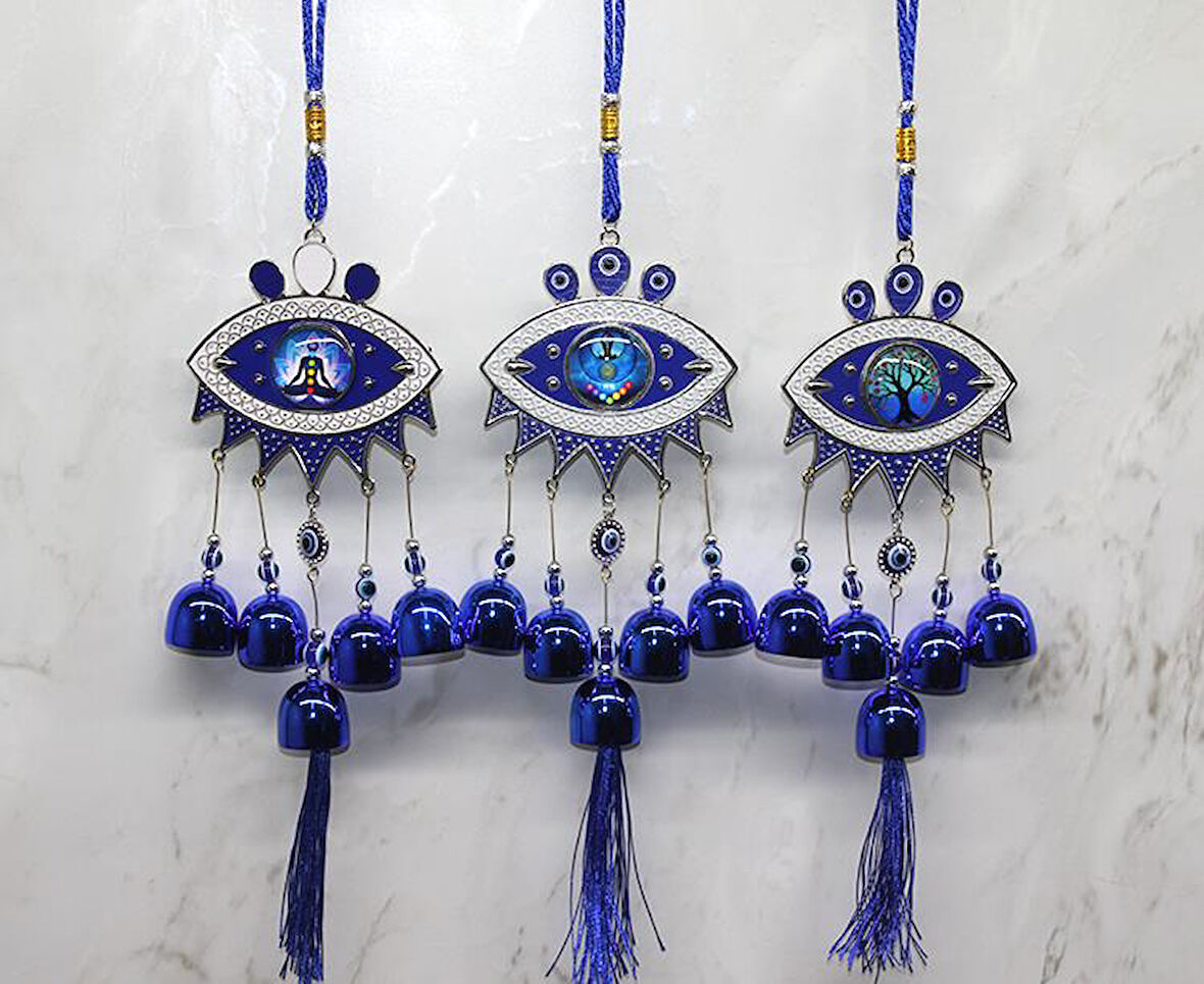 Metal Nazar Boncuğu Çan Model 4