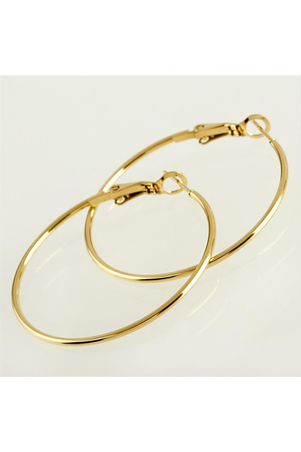 Boru Halka Çelik Küpe 3 cm