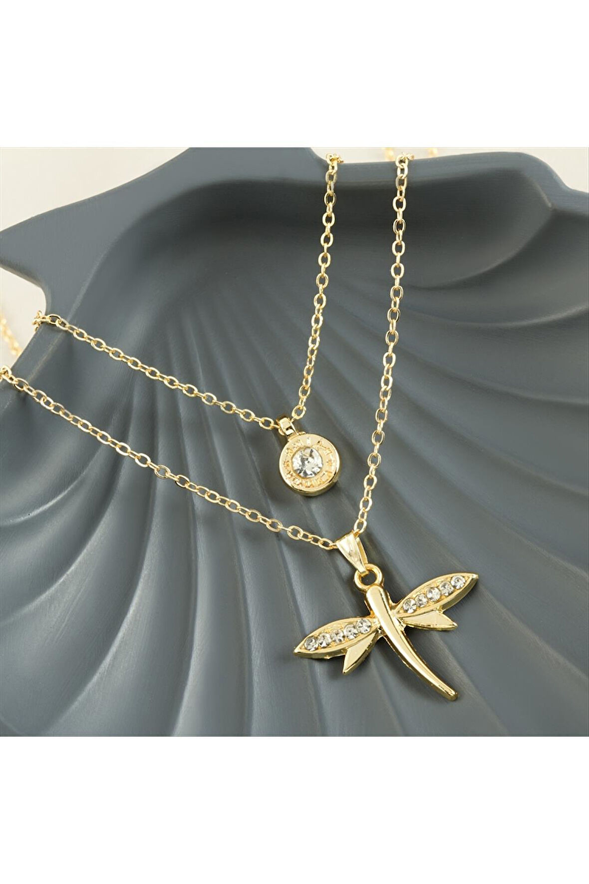 Yusufçuk Yeni Sezon İkili Kolye