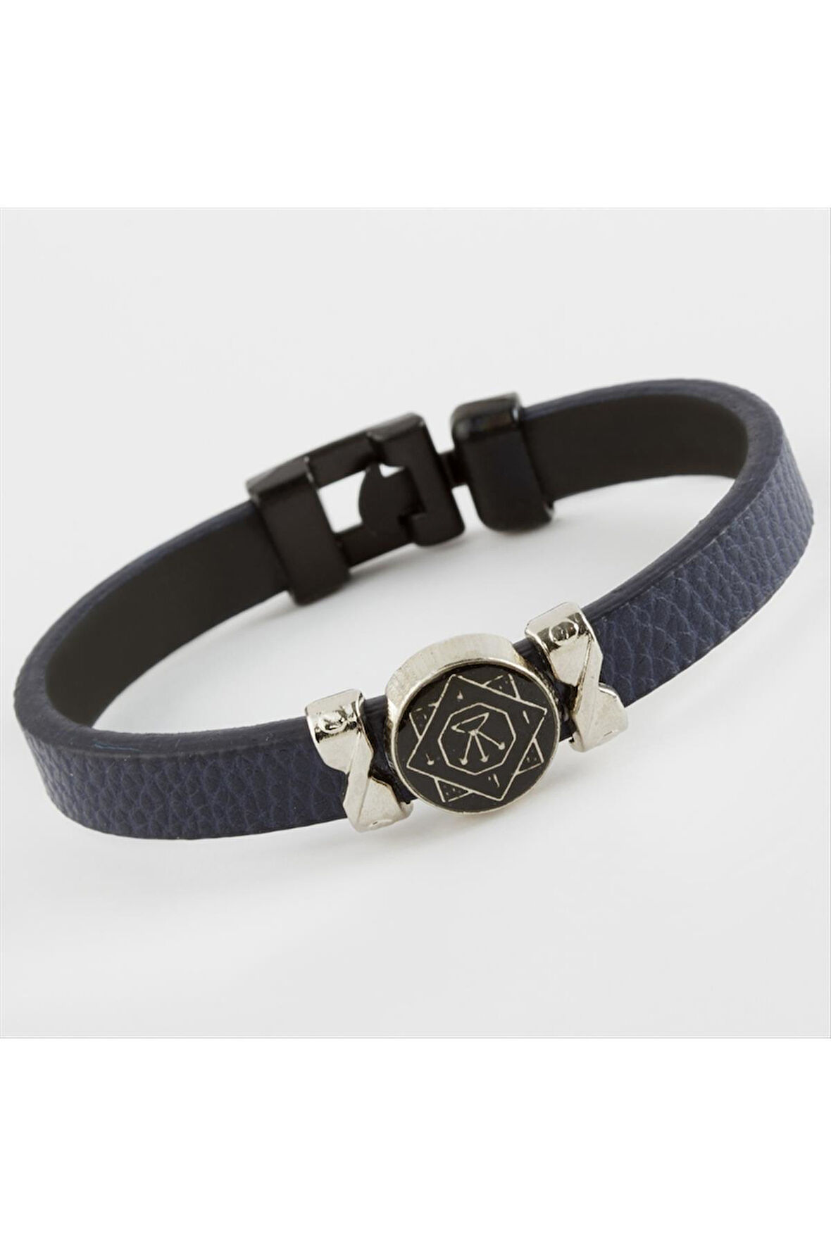 Yuvarlak Kaliteli Suni Deri Bileklik