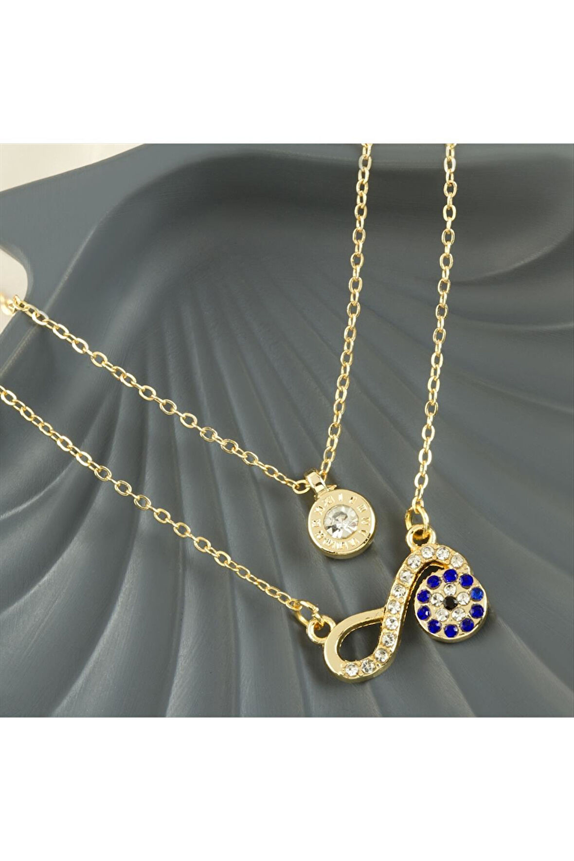 Sonsuzluk Nazar Yeni Sezon İkili Kolye