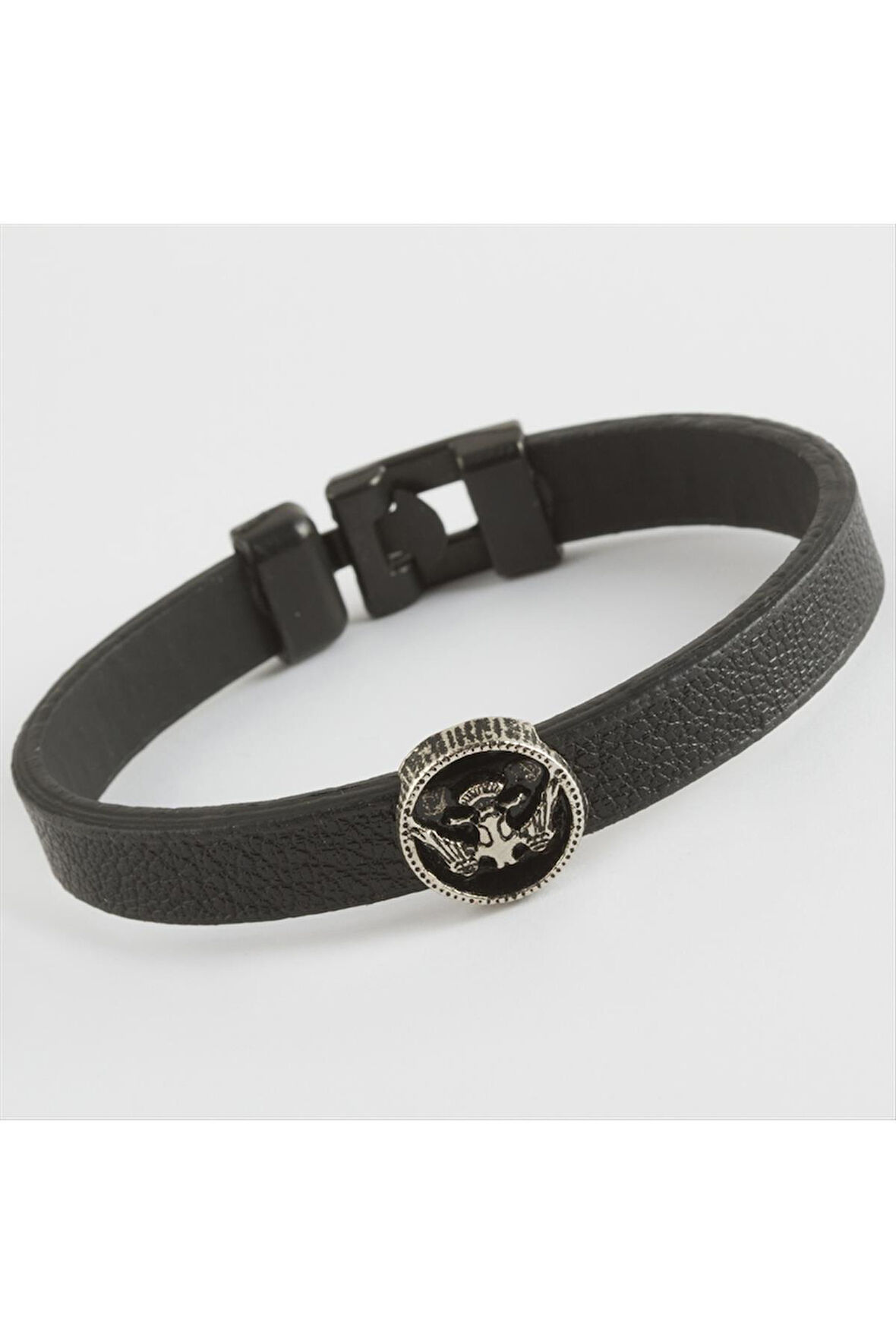 Çift Başlı Kartal Kaliteli Suni Deri Bileklik