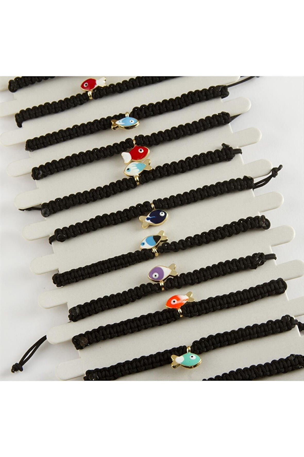 Balık Makrome Örgülü Bileklik