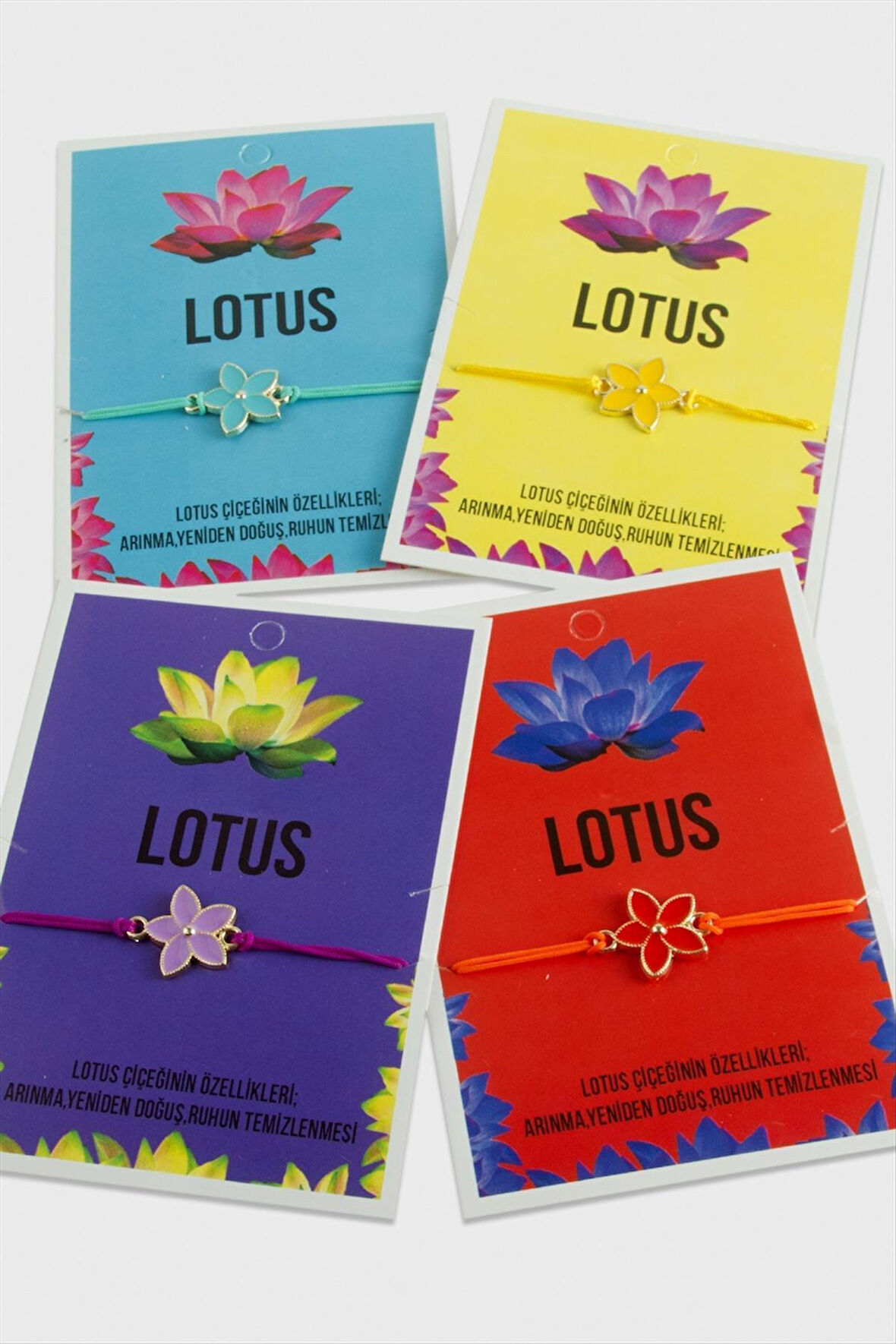 Lotus Karakteri İp Bileklik