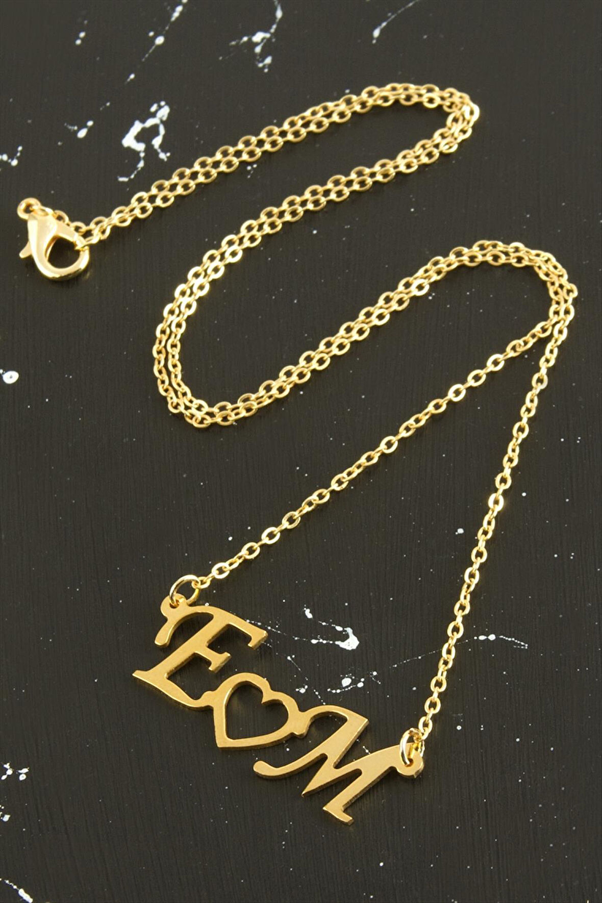 Kişiye Özel İsim Yazılı Kolye