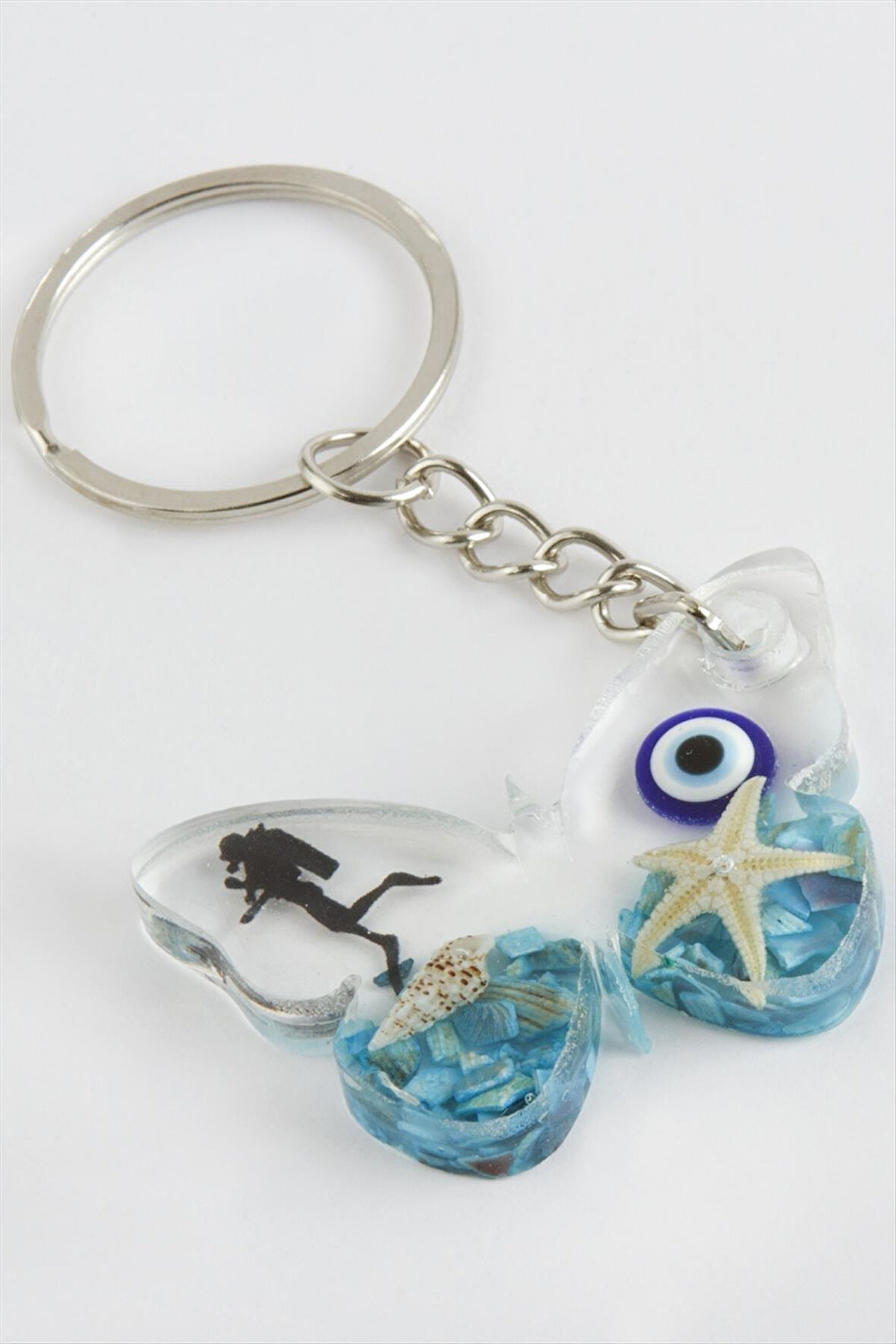 Kelebek Epoksi Anahtarlık