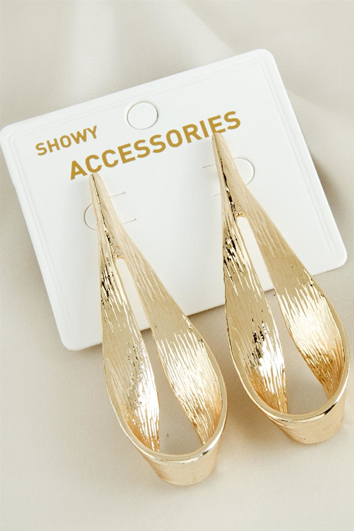 Oval Yeni Sezon Metal Küpe