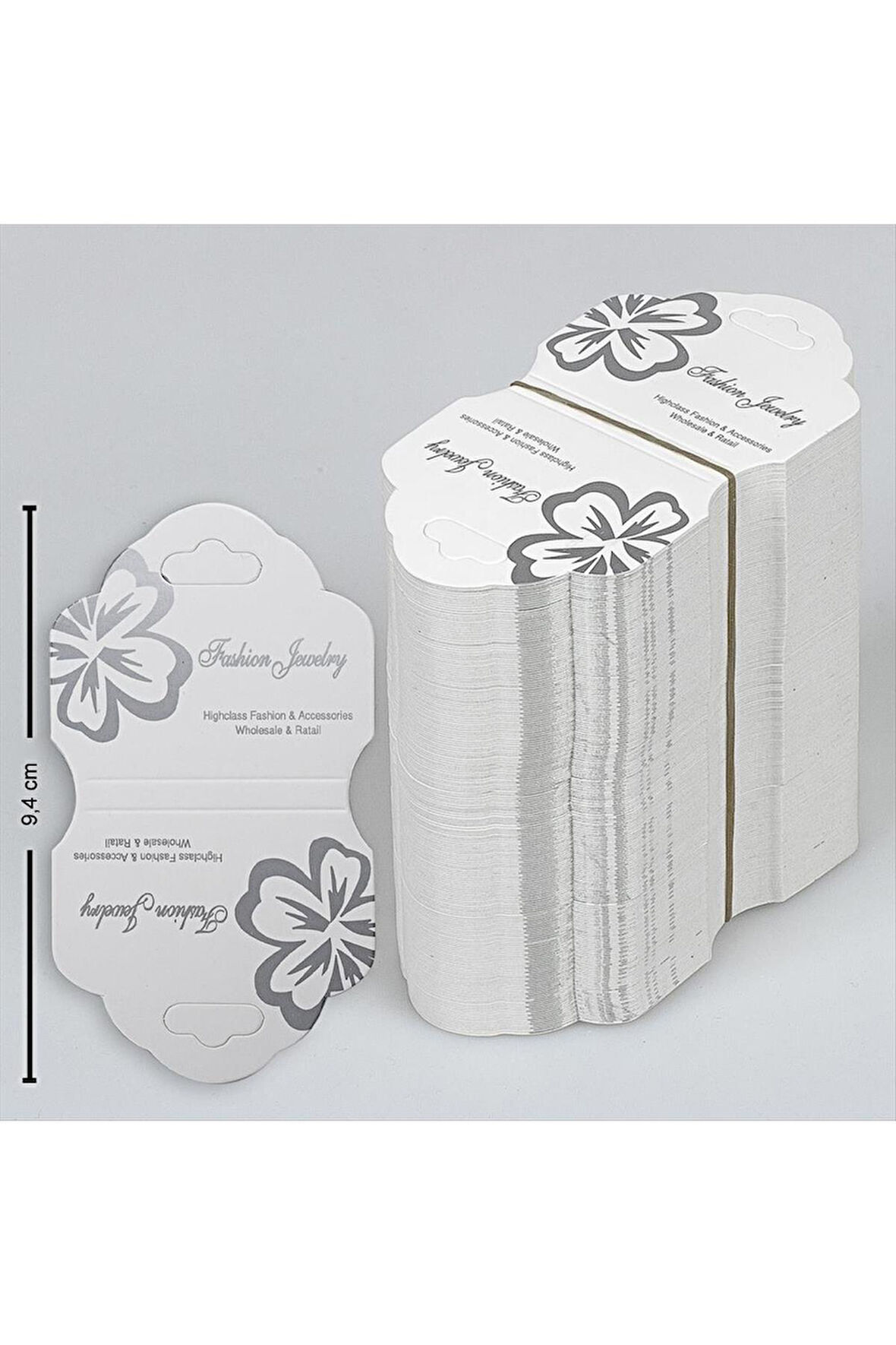 Çiçekli Kolye Kartı