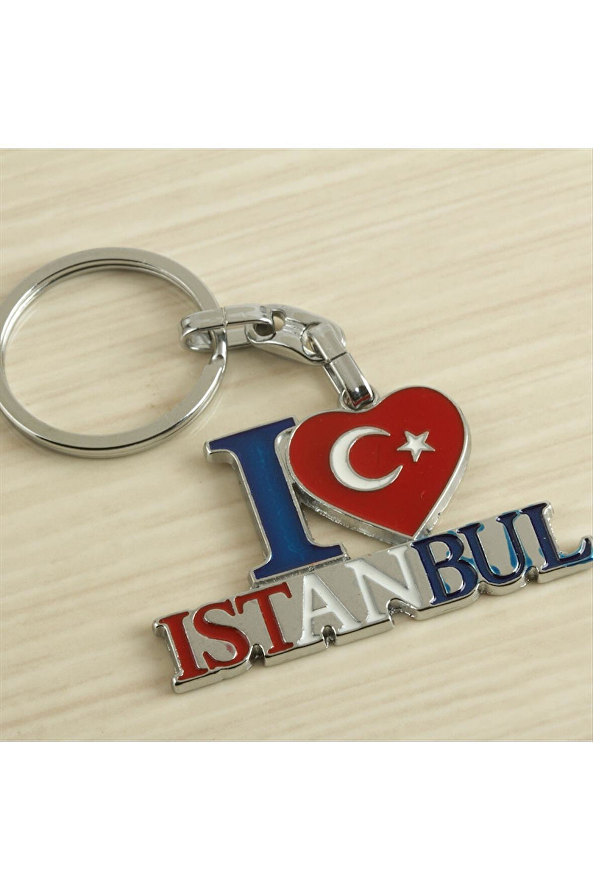 İstanbul Yazılı Metal Anahtarlık