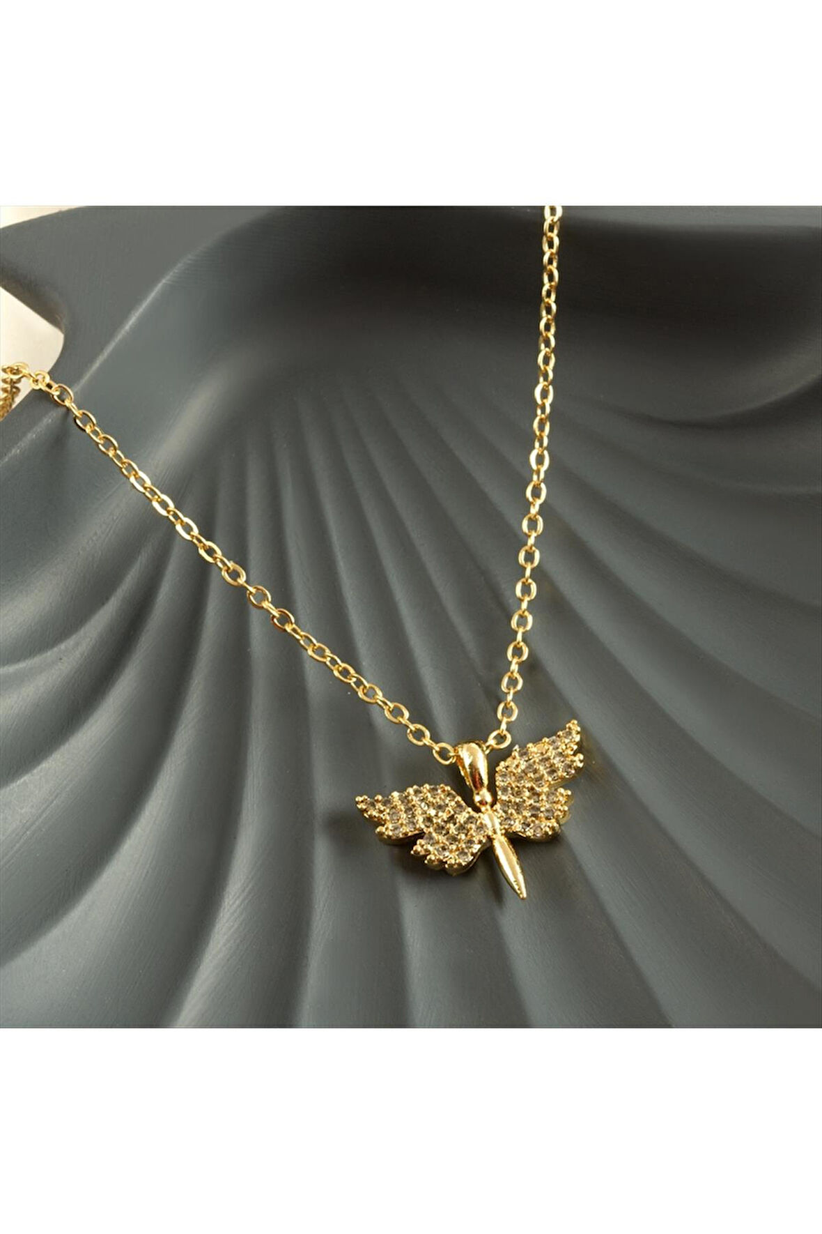 Peri  Zirkon Taşlı Trend Kolye