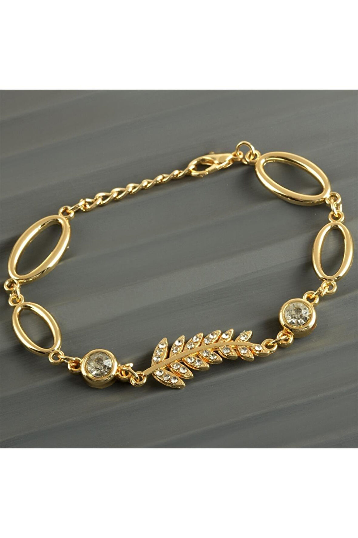 Yaprak Taşlı Trend Bileklik