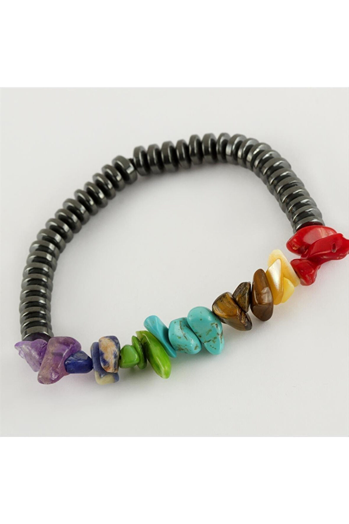 7'li Doğaltaş Çakra Bileklik