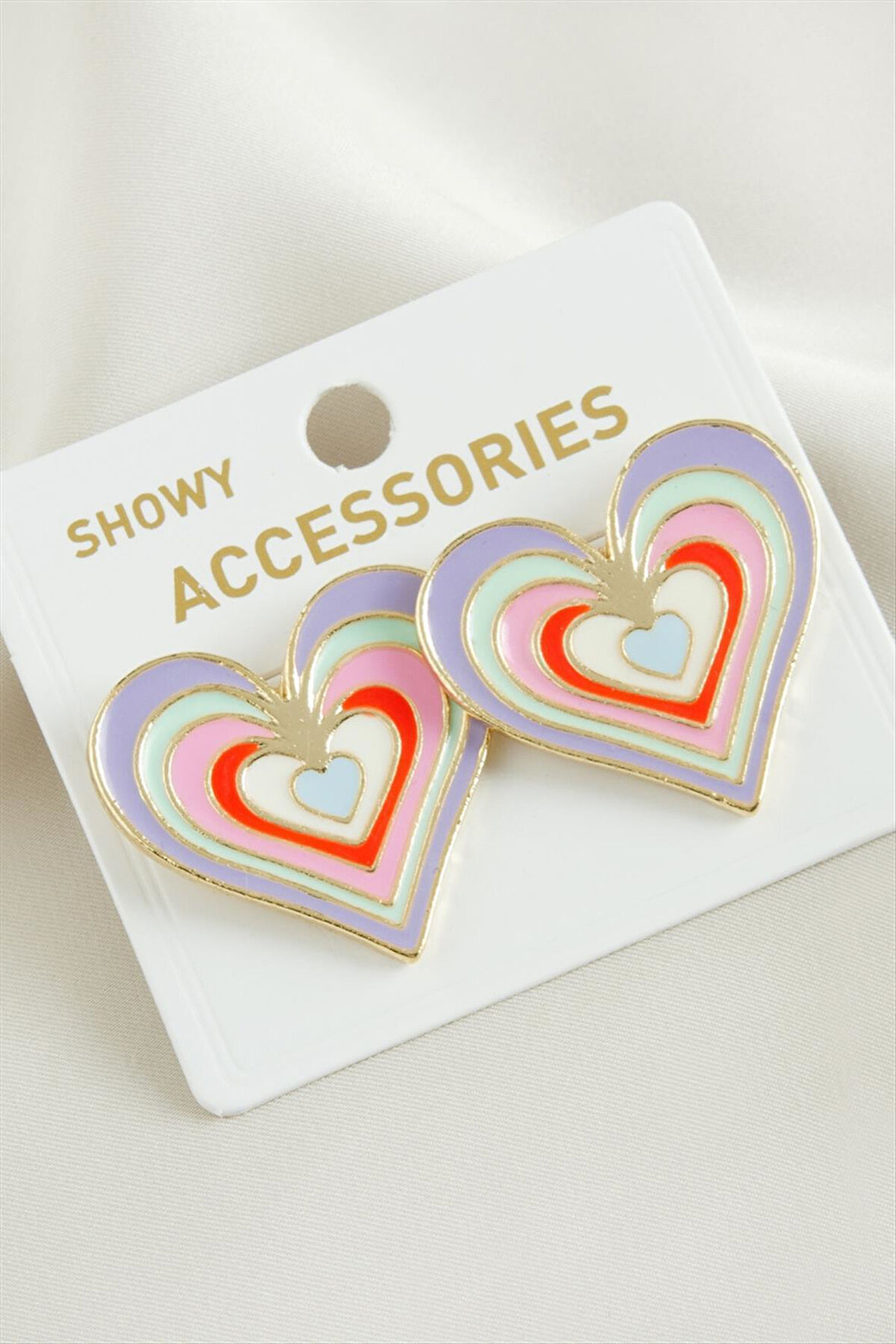 Kalp Yeni Sezon Mineli Küpe