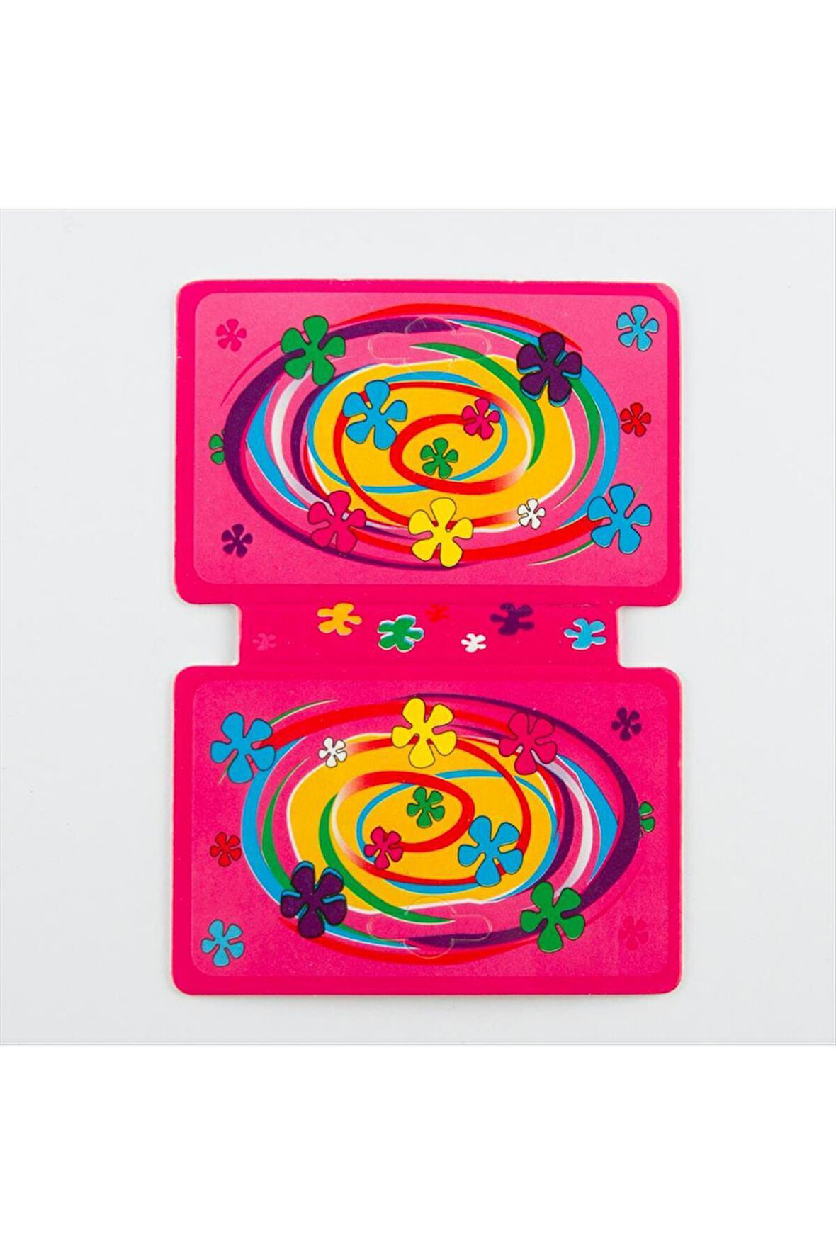 Çiçek Desenli Kolye Kartı