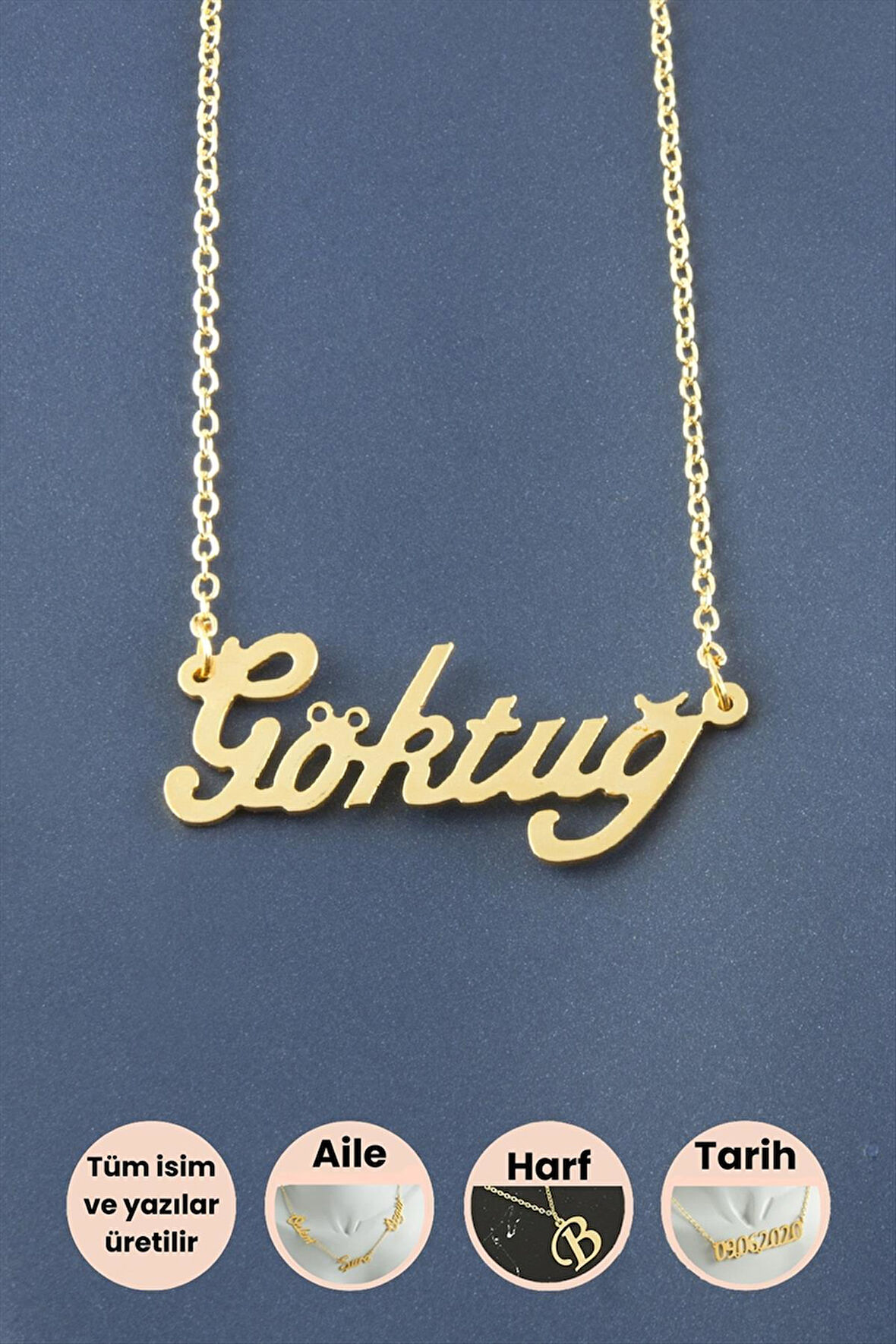 Göktuğ İsimli Kolye