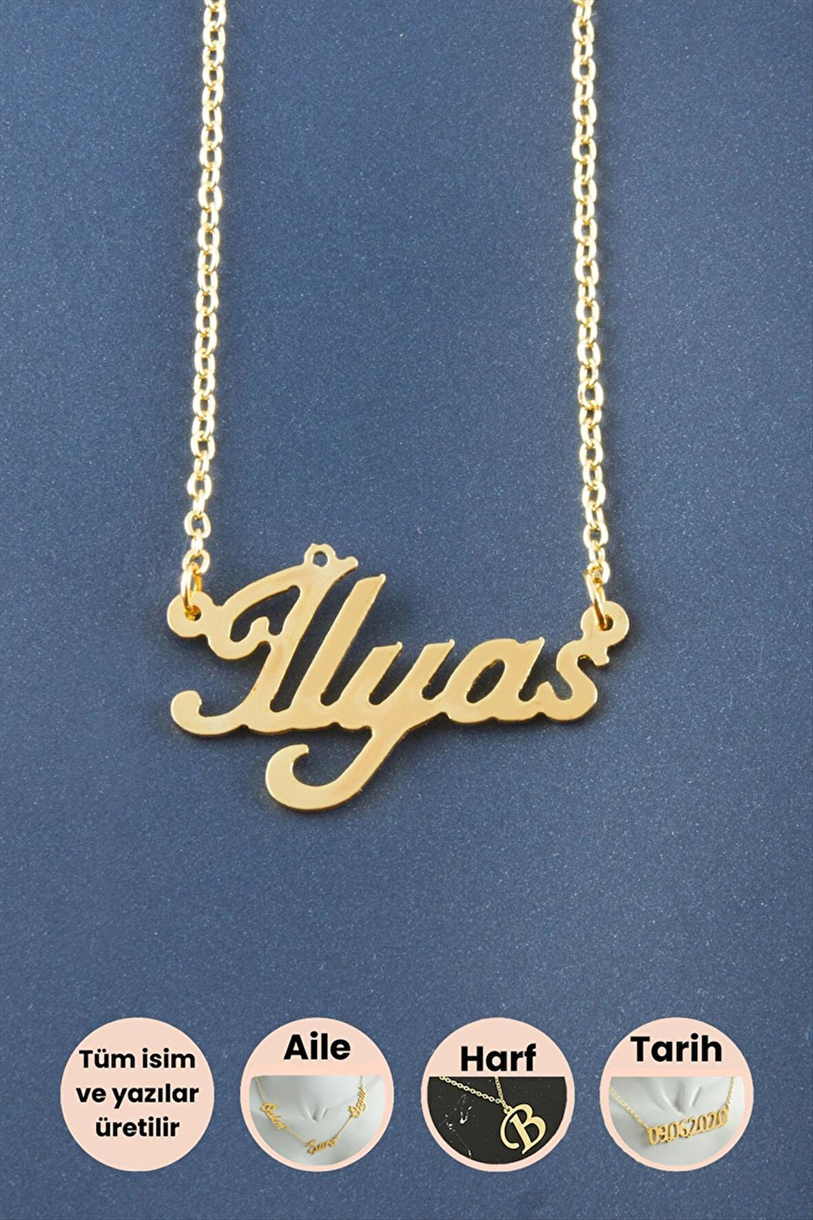 İlyas İsimli Kolye