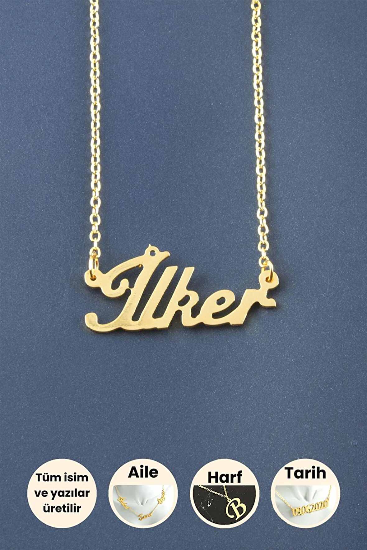 İlker İsimli Kolye