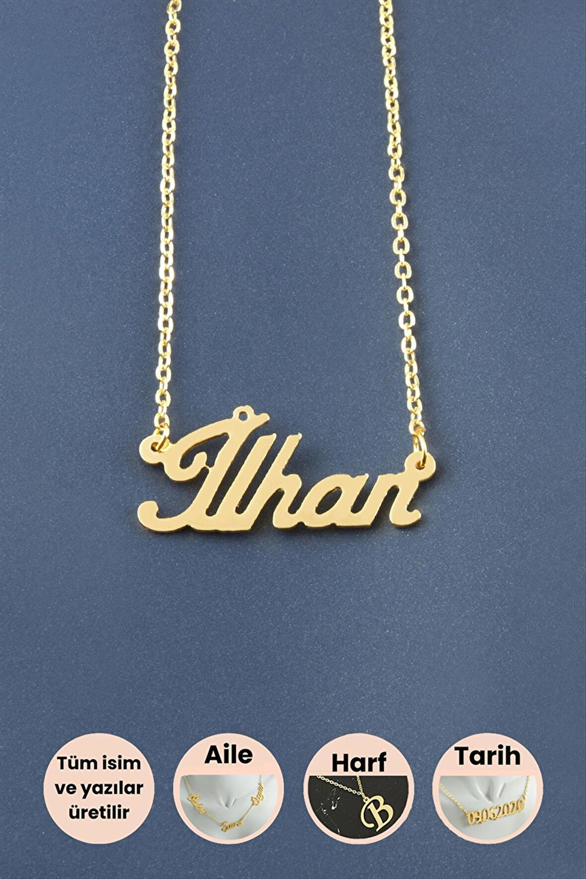 İlhan İsimli Kolye