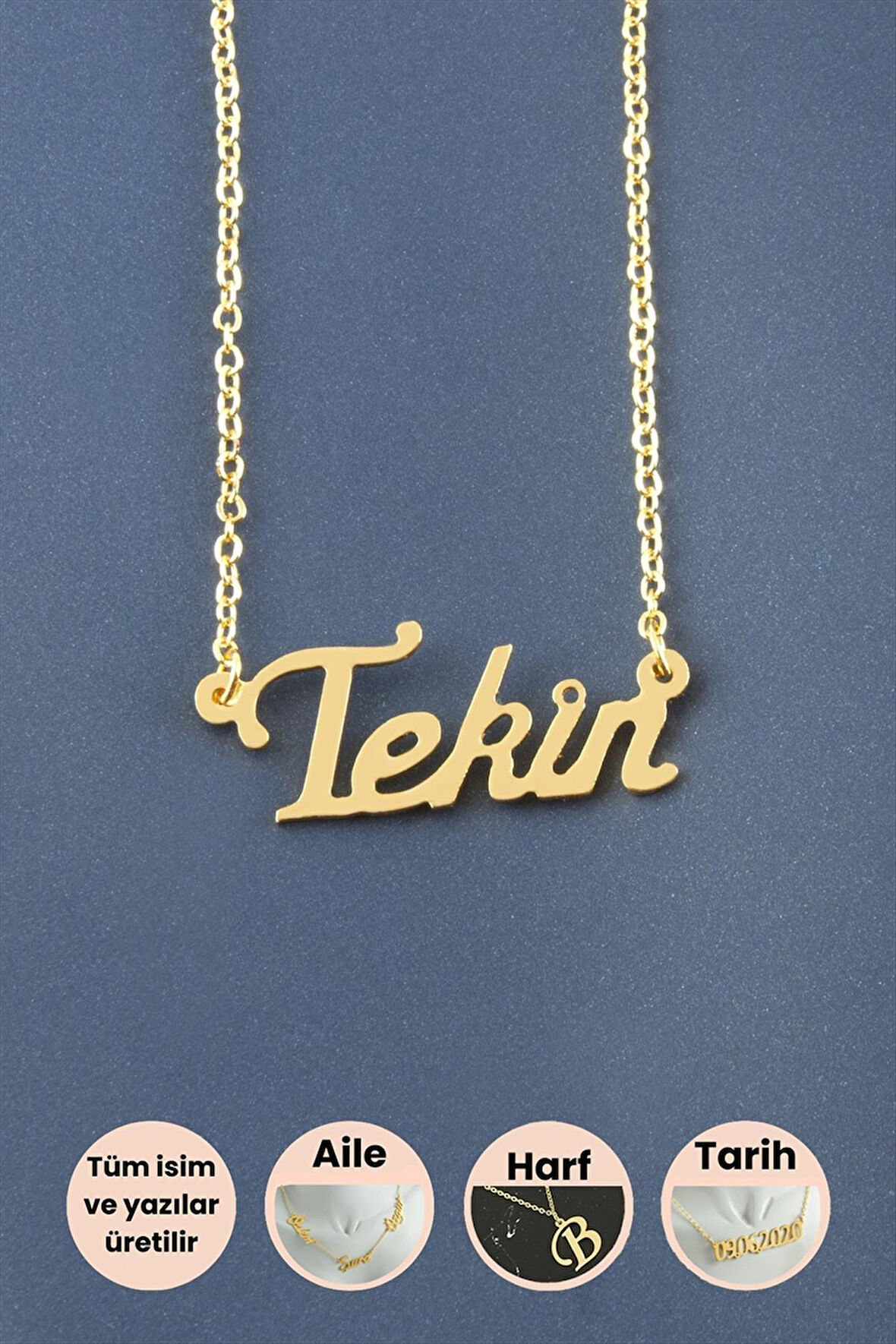 Tekin İsimli Kolye