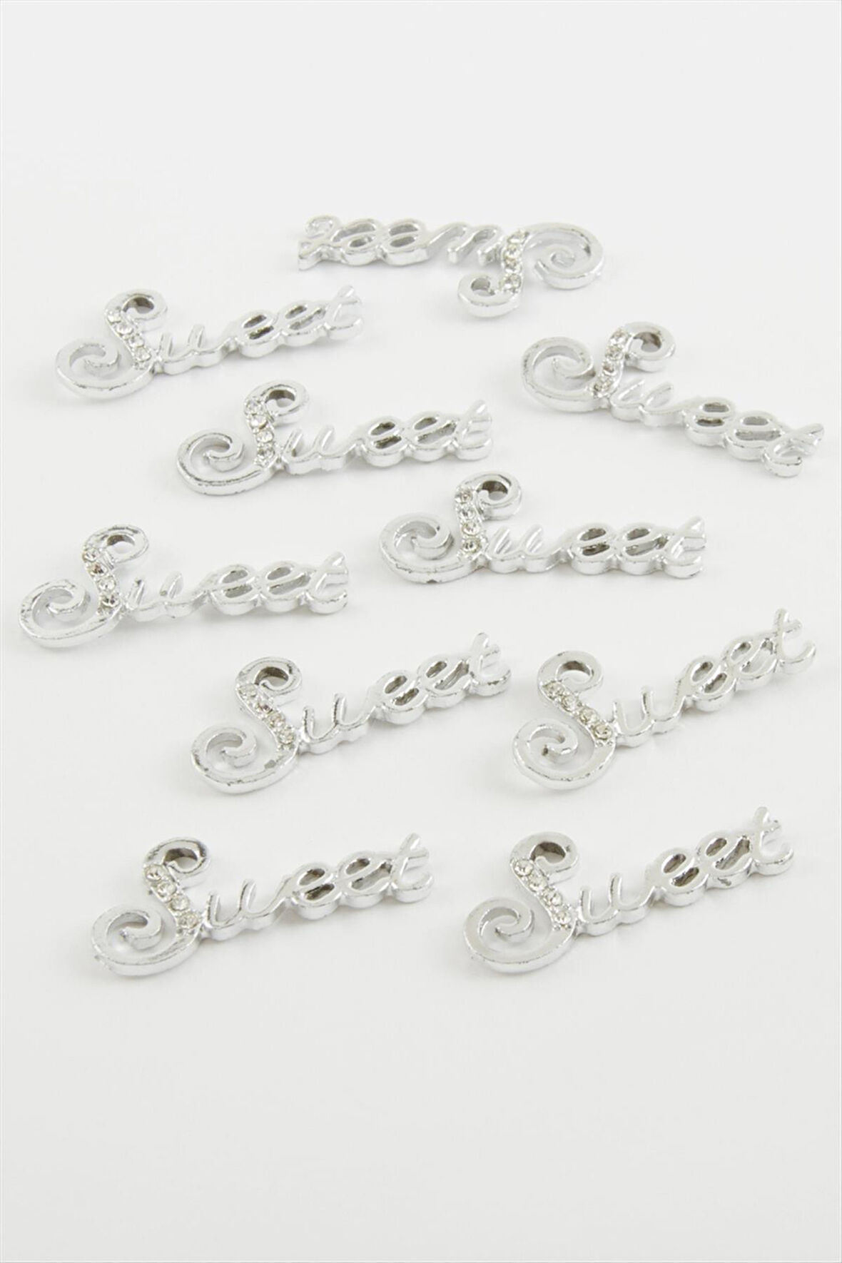 Sweet Yazılı Taşlı Kolye Ucu Aparatı 1 Adet