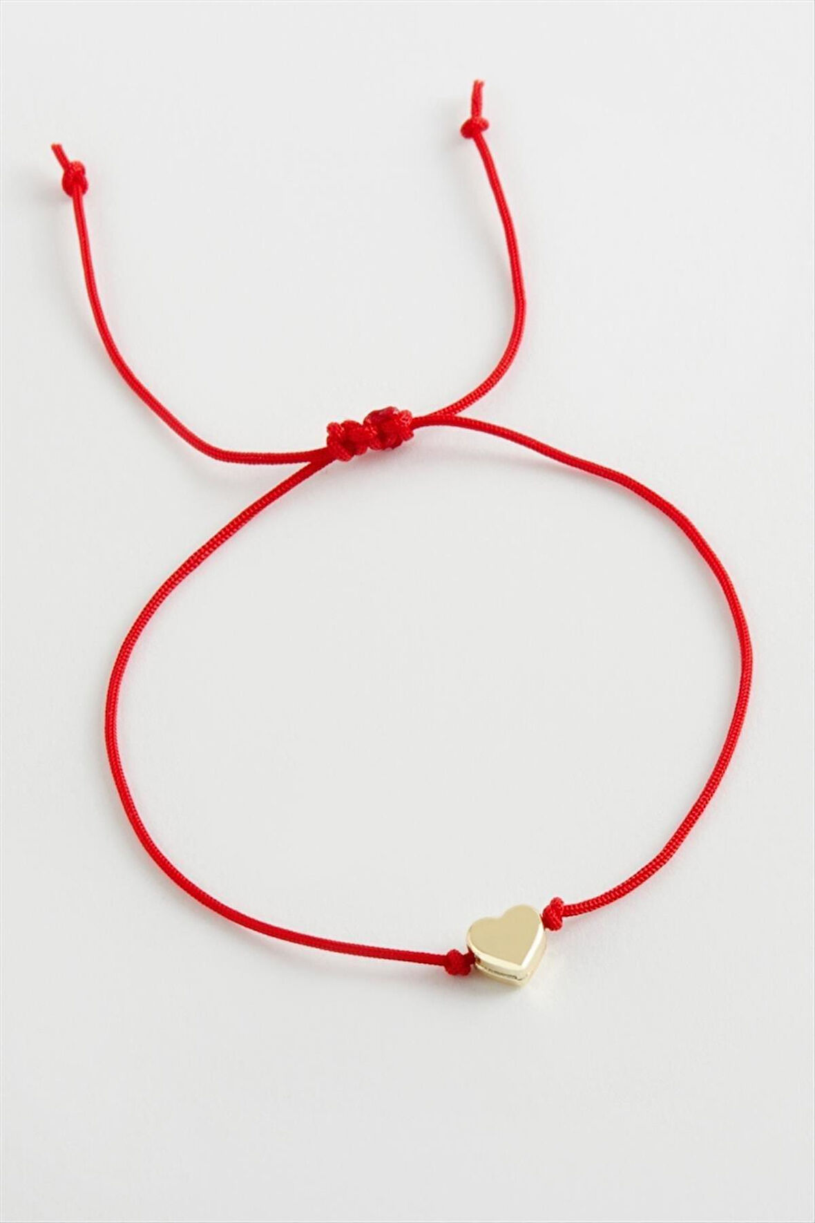 Kalp Makrome İp Bileklik