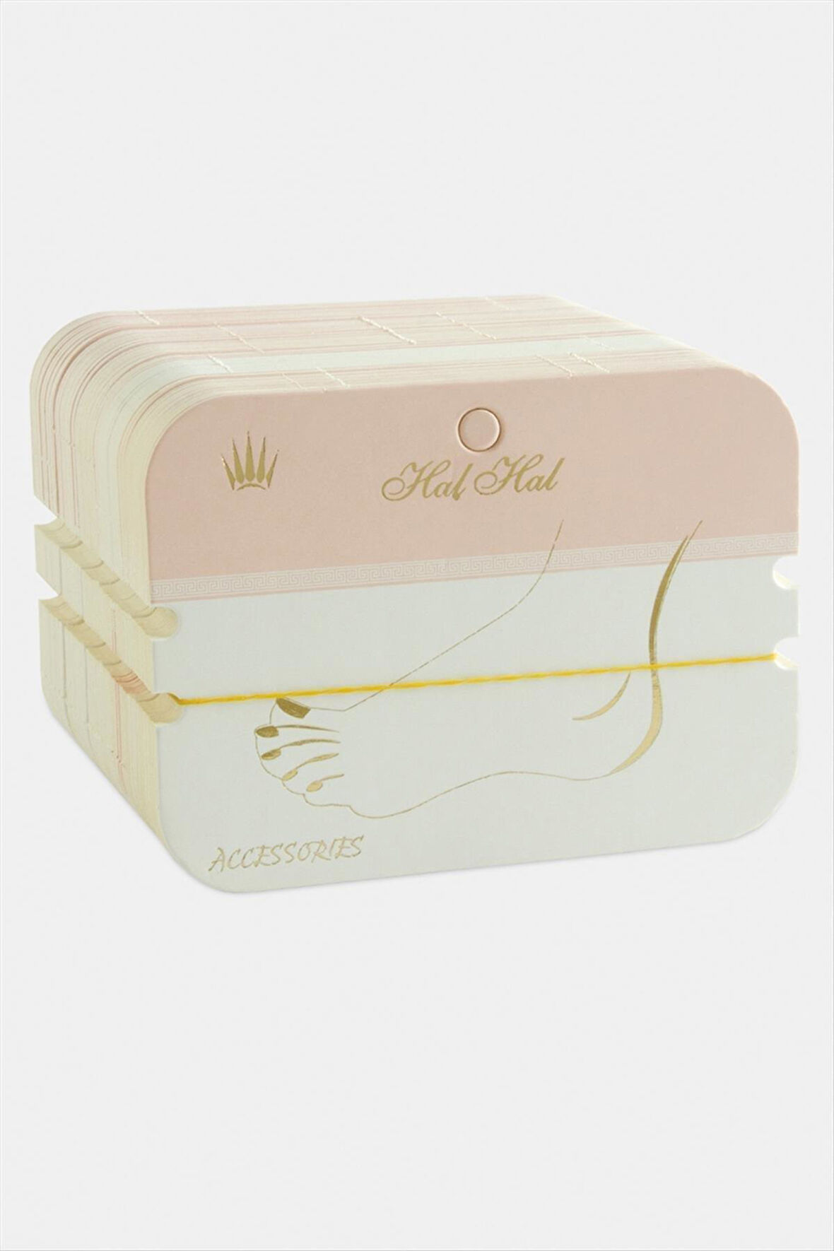 2'li Oval Kalın Halhal Kartı 100 Adet