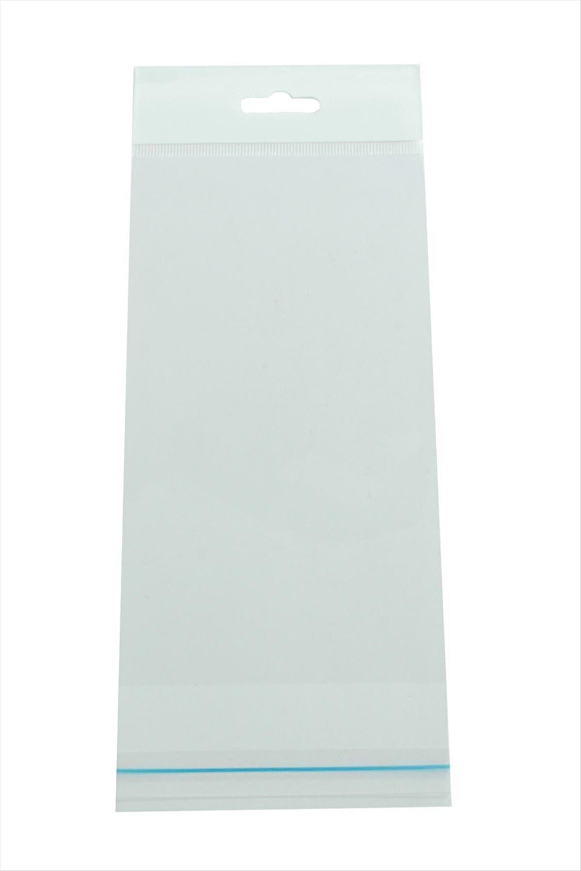 9*25 Yapışkanlı 1000 Adet Askılı Şeffaf Poşet