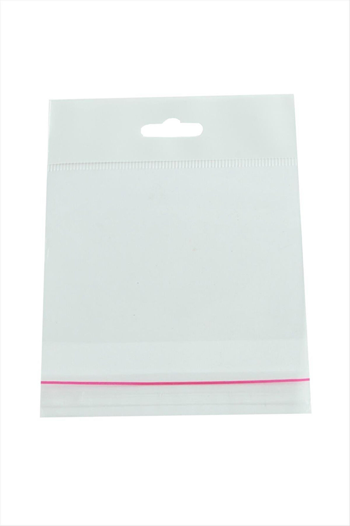 10*15 Yapışkanlı 1000 Adet Askılı Şeffaf Poşet