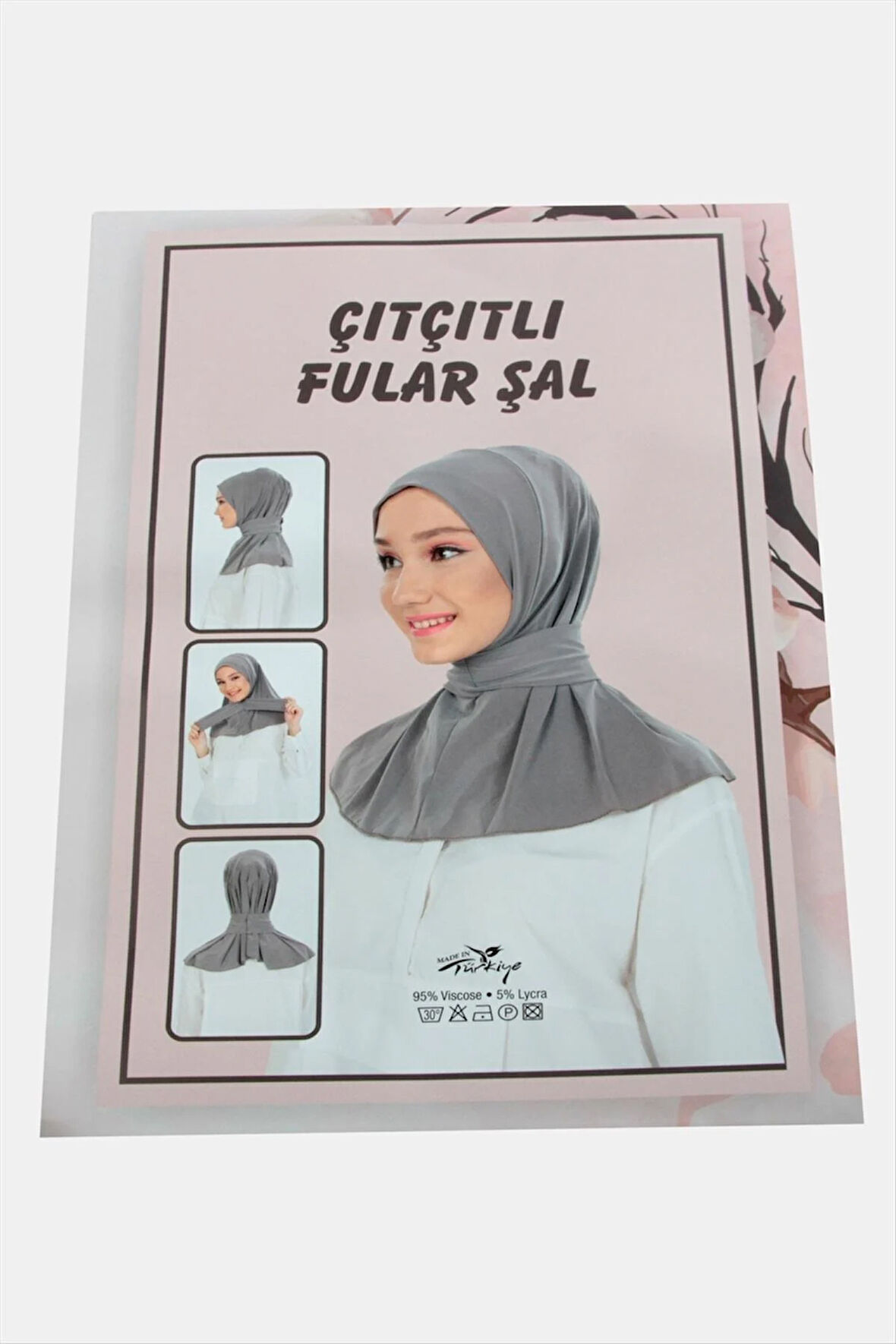 Çıtçıtlı Fular Şal