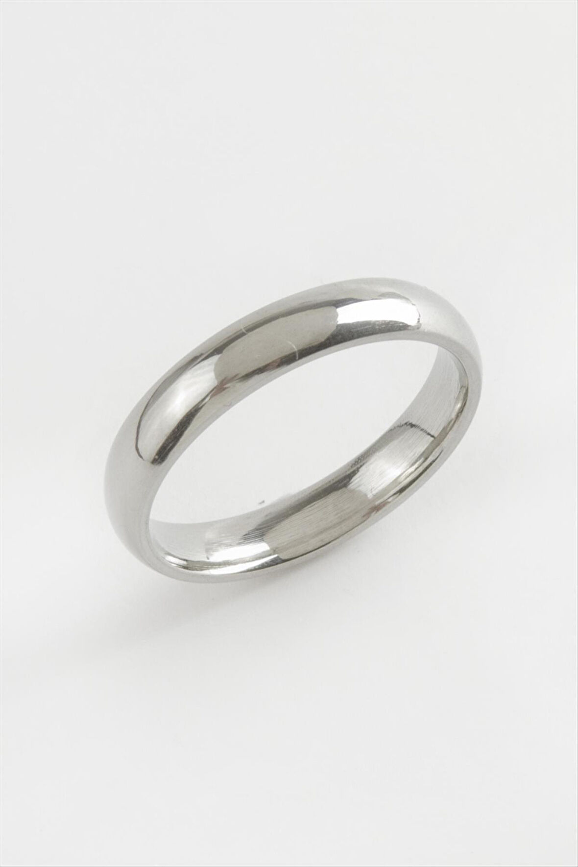 Alyans Lüks Çelik Yüzük 4 mm