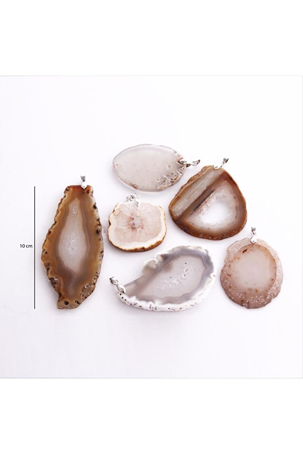 Plaka Akik Kolye Ucu