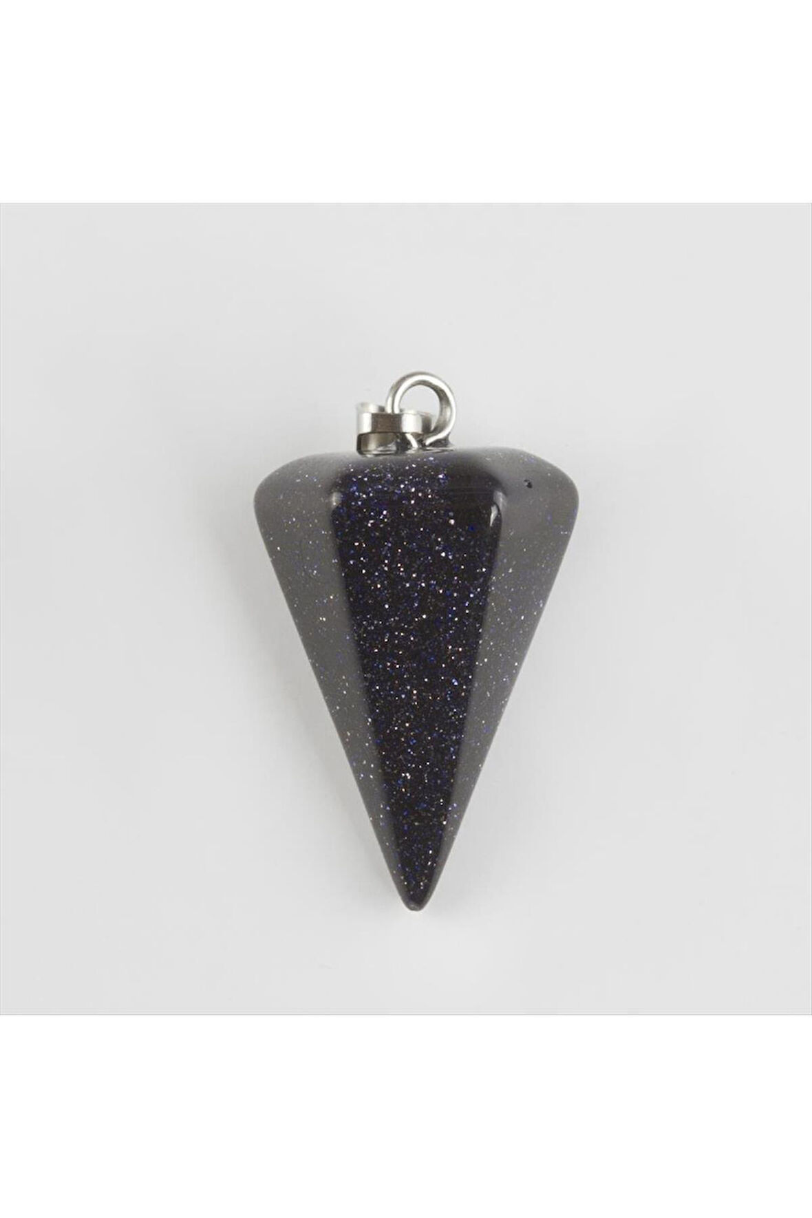 Lacivert Yıldız Pandül Doğaltaş Kolye Ucu