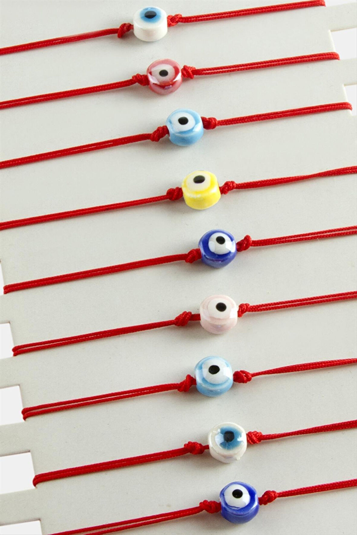 Nazar Cam İp Bileklik