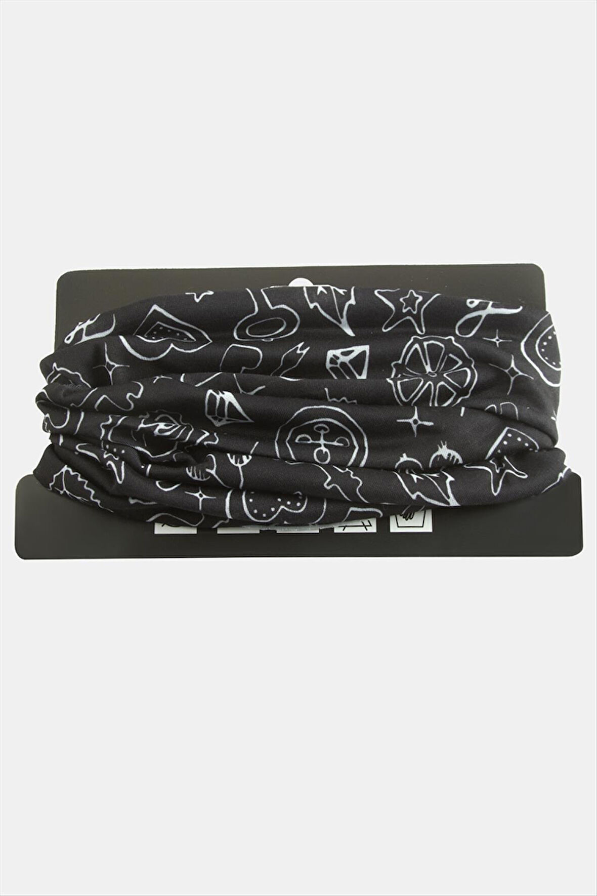 Karışık Desenli Baff Boyunluk