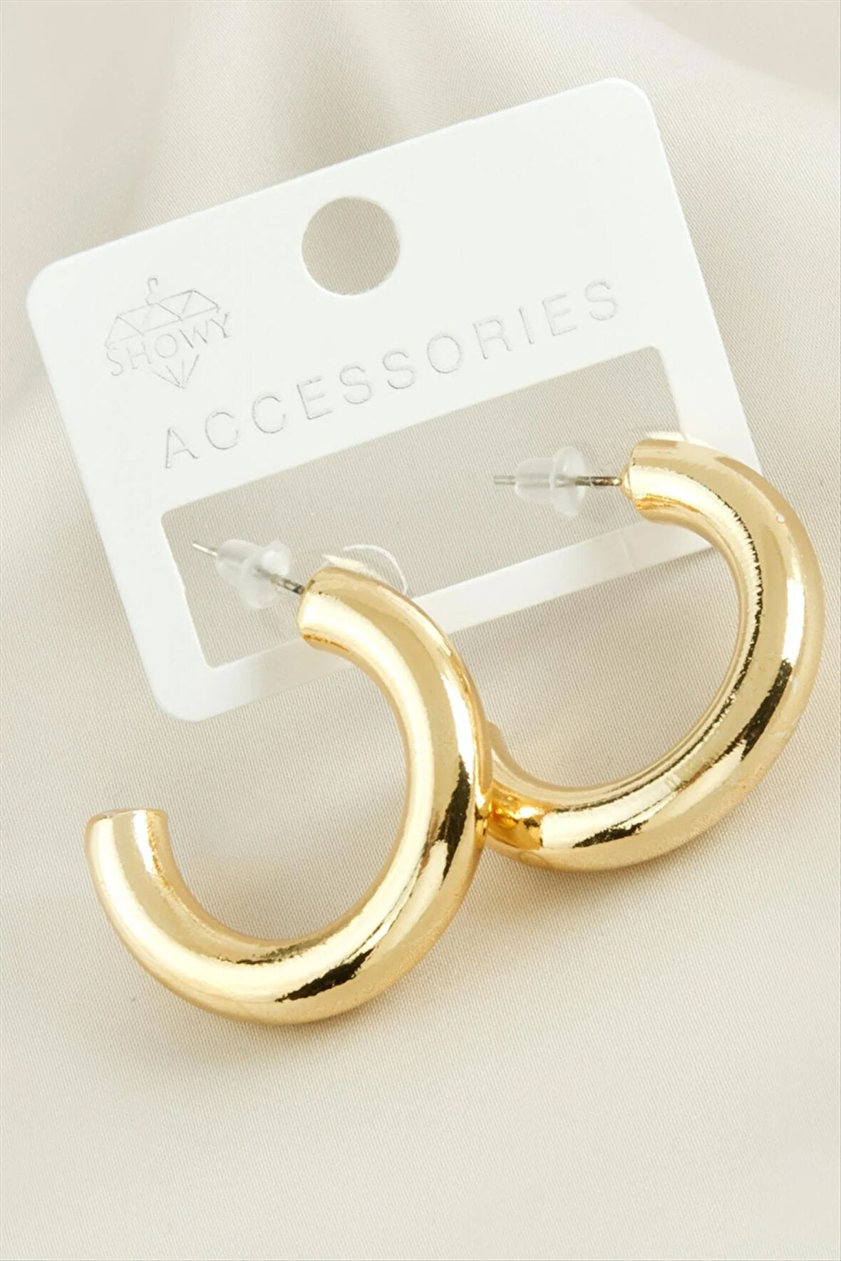 Boru Trend Halka Metal Küpe