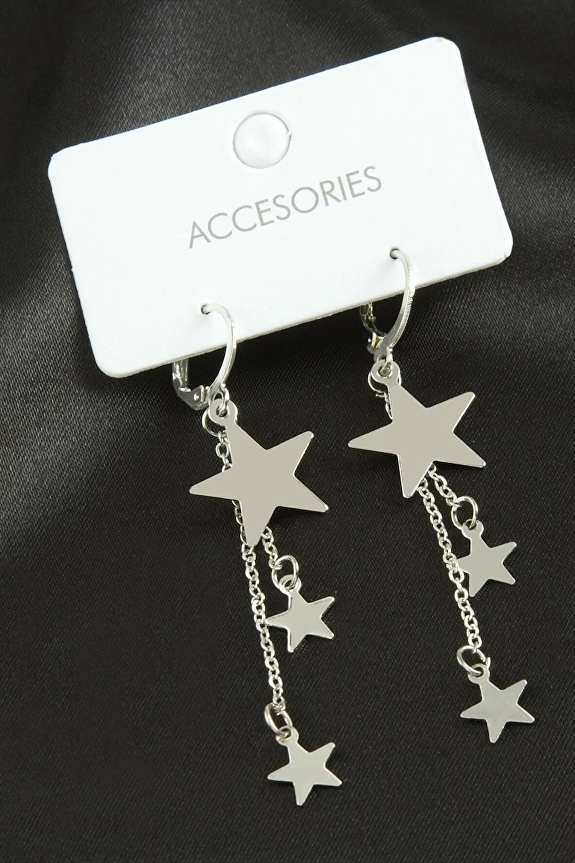 Yıldız Sallantılı Trend Metal Küpe