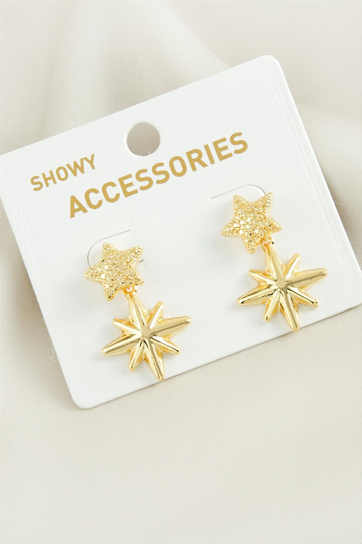 Yıldız Trend Metal Küpe