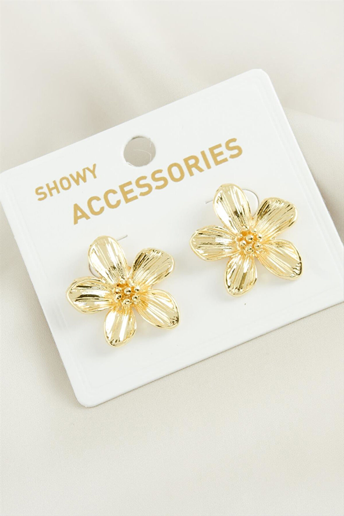 Orkide Trend Metal Küpe