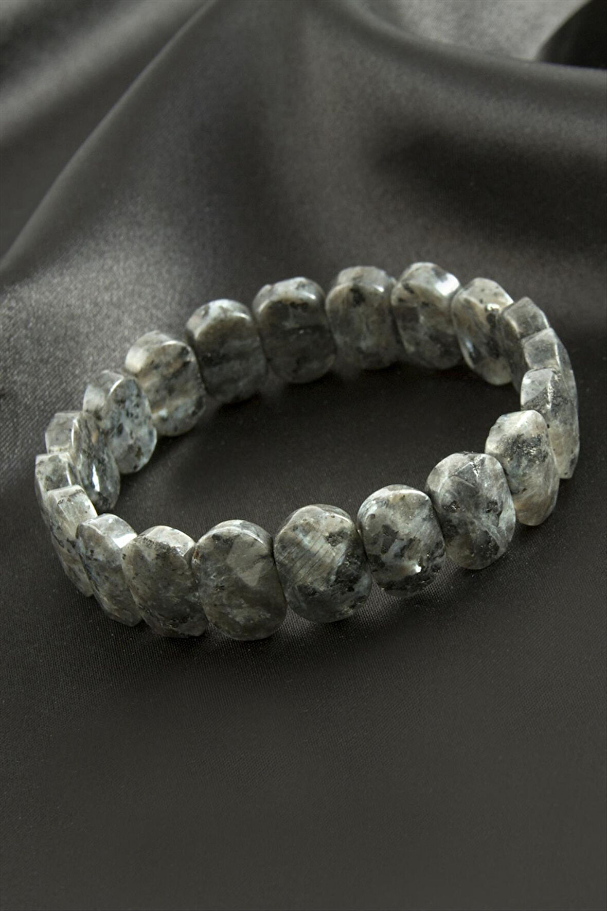 Oval Kesim Akik Doğaltaşlı Bileklik