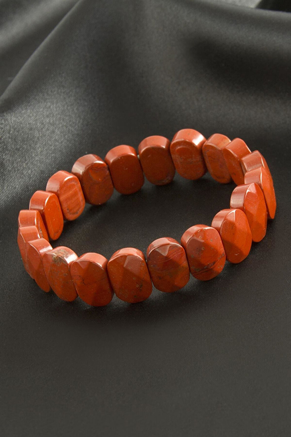 Oval Kesim Jasper Doğaltaşlı Bileklik