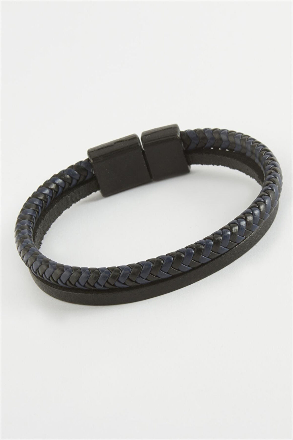 Mıknatıslı Orjinal Deri Bileklik