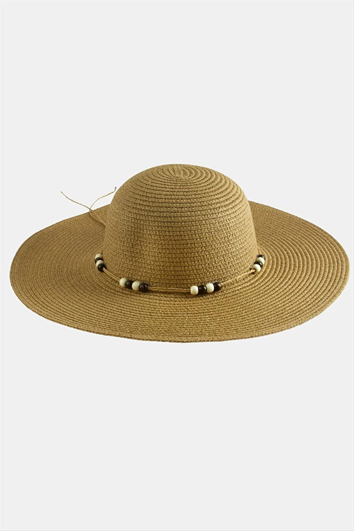 Boncuk Hasır Şapka