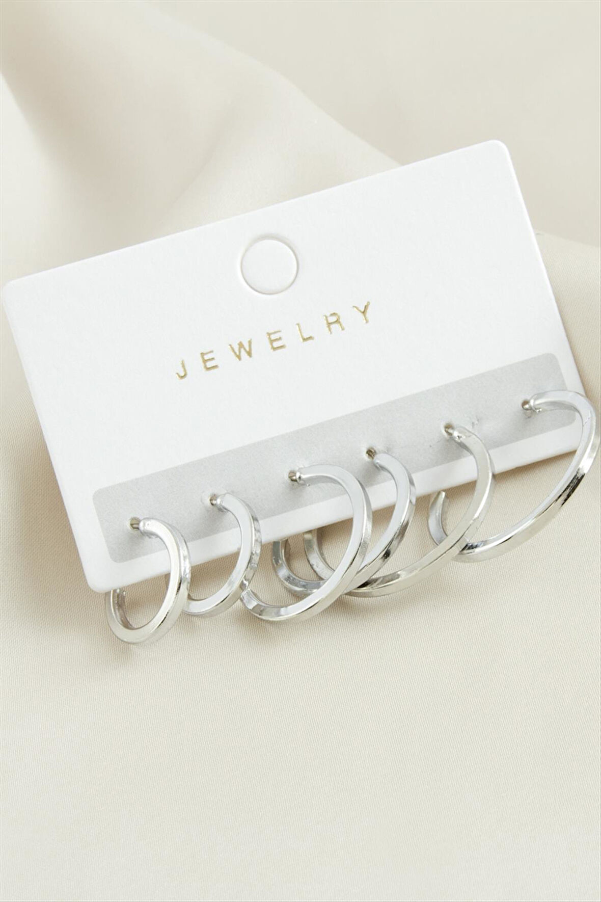 6 Adet Ezme Halka Küpe