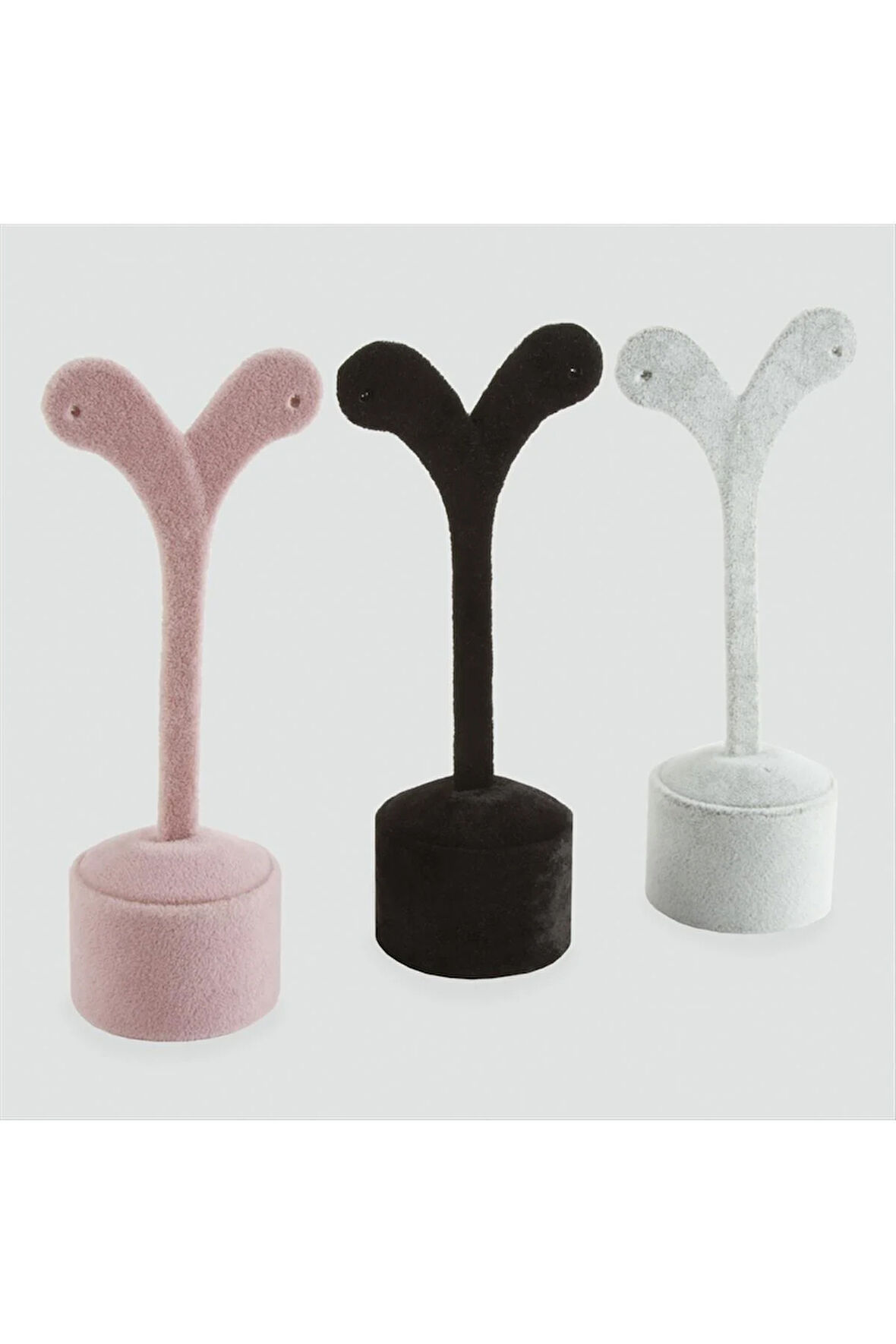 Golf Anfora Kumaş Kaplamalı Küpe Standı