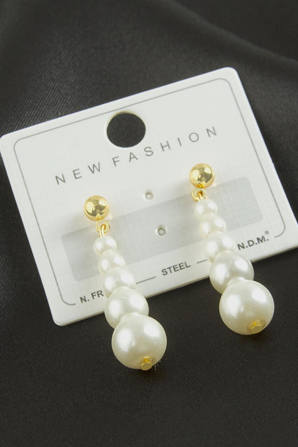 Yuvarlak İnci Küpe