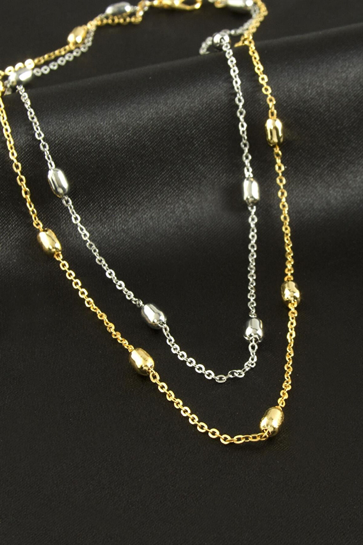 Silindir İkili Kolye