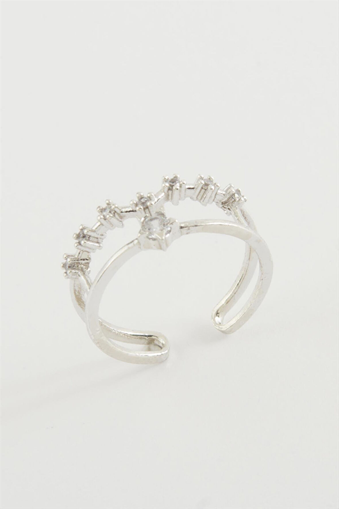 Yıldız Zirkon Taşlı Yüzük