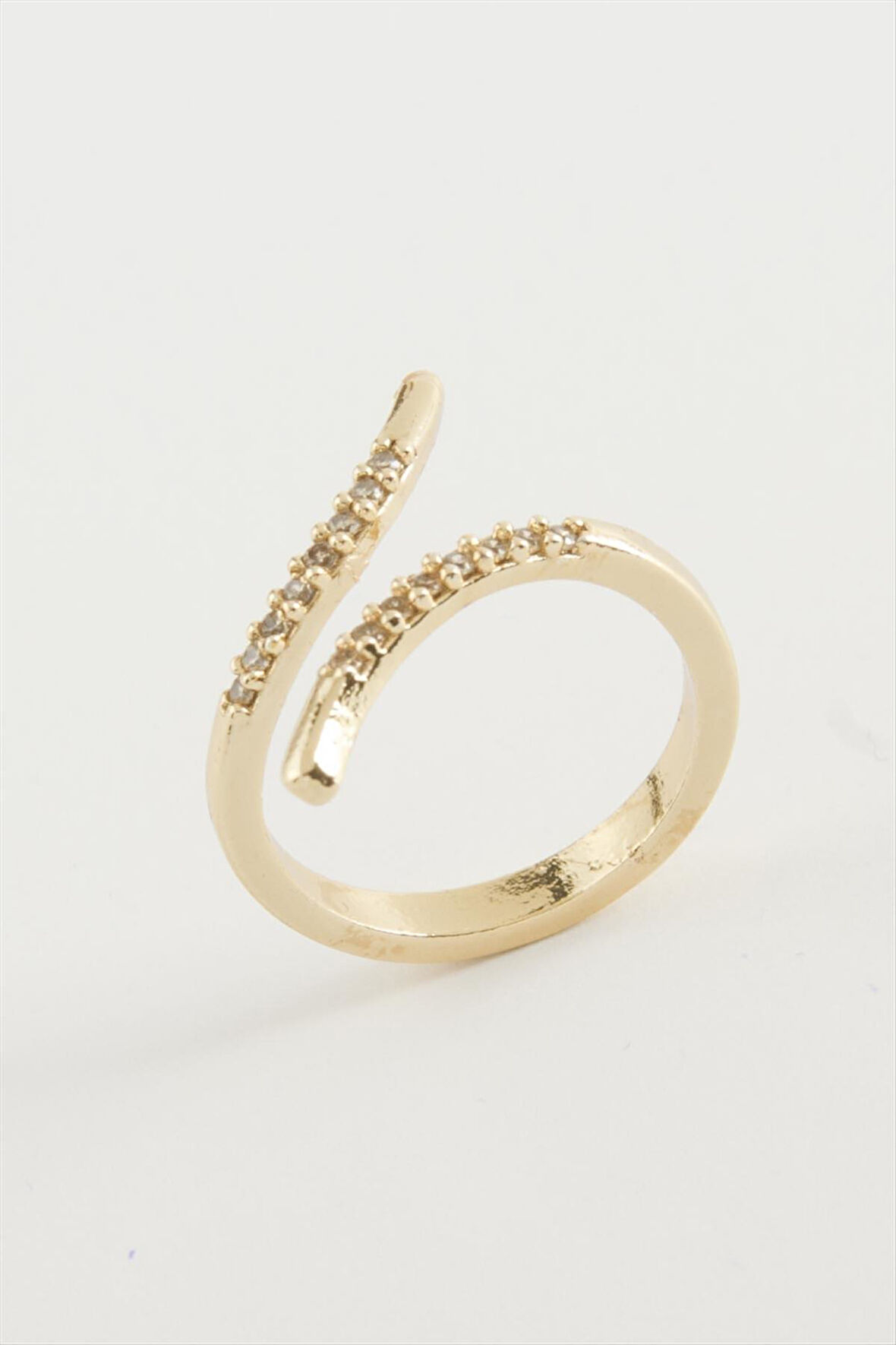 Oval Zirkon Taşlı Yüzük