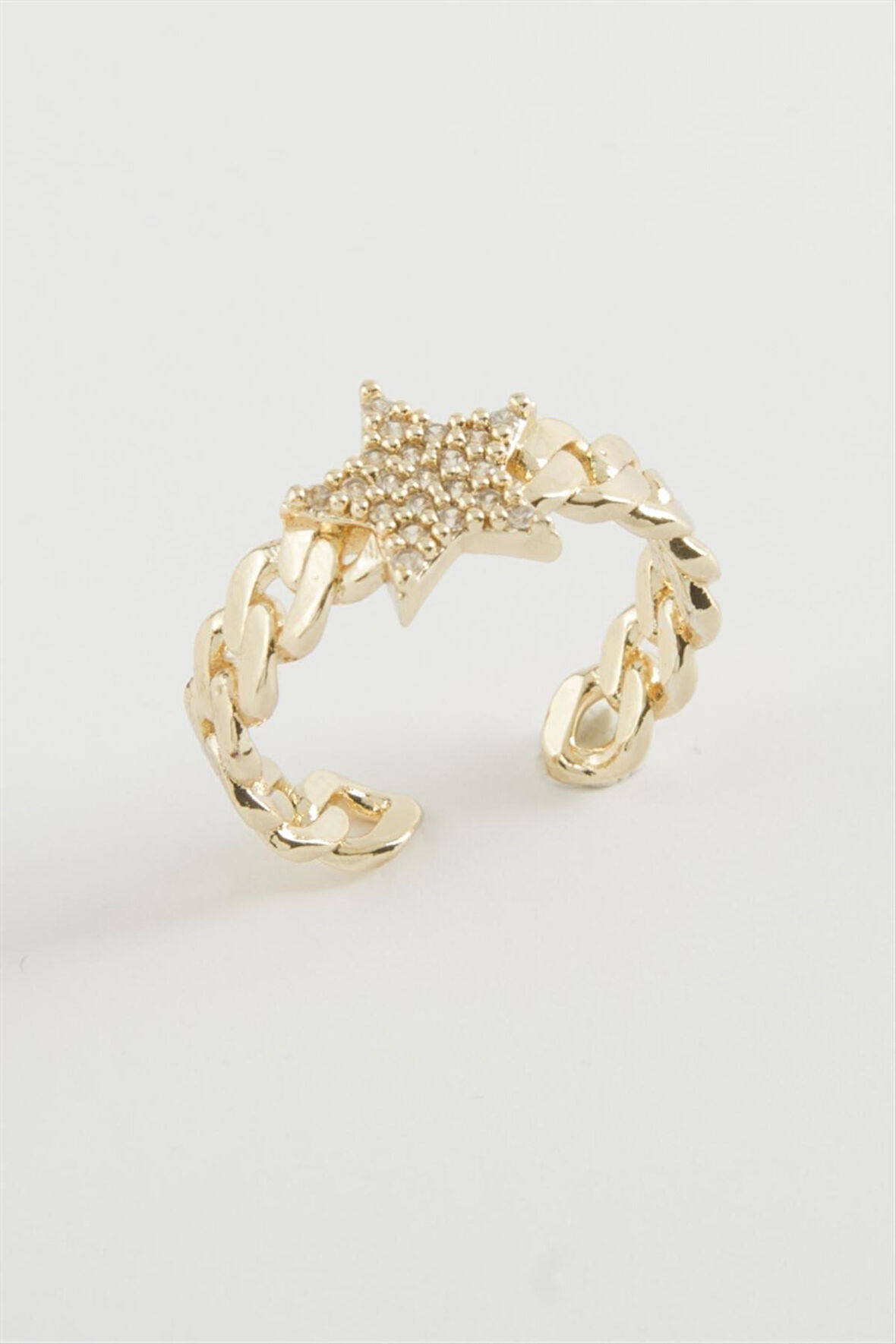 Yıldız Zirkon Taşlı Yüzük