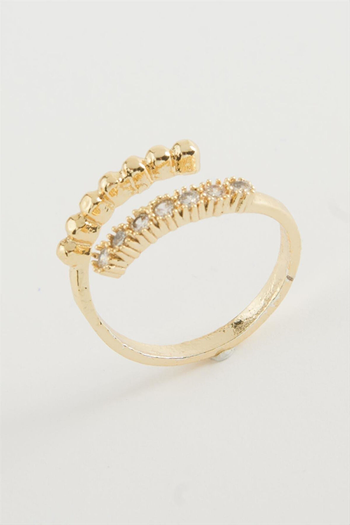 Tek Sıra Taşlı Yüzük